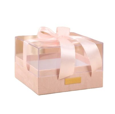 Boîte d'emballage de cadeau en papier pour bougies Logo personnalisé Luxe boîte de rangement en acrylique transparent