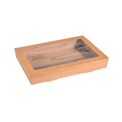 Paquet de restauration rapide à emporter sur mesure 25*36*8cm pour la pâte chimique et l'impression sur mesure
