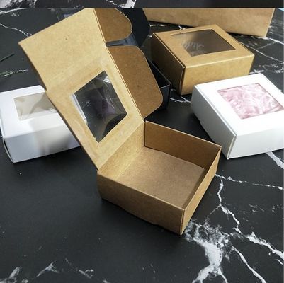 Carré transparent papier artisanal accessoire carte blanche cadeau cadeau