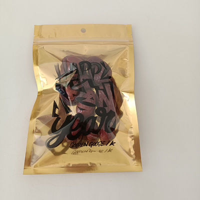 Sac en feuille d'aluminium en plastique à couches multiples, fermeture à glissière, sac Mylar épaisseur 0,08 mm