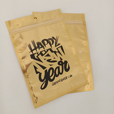 Sac en feuille d'aluminium en plastique à couches multiples, fermeture à glissière, sac Mylar épaisseur 0,08 mm