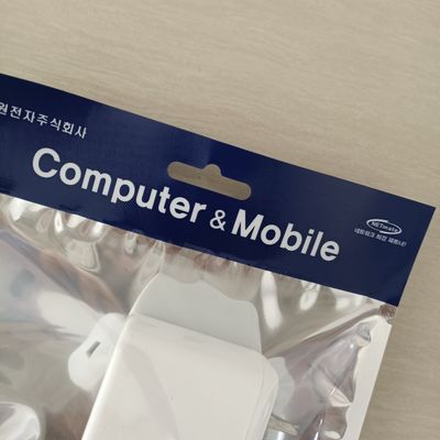 Service OEM accepté Logo imprimé sur mesure Sac Mylar pour emballage d'électronique grand public