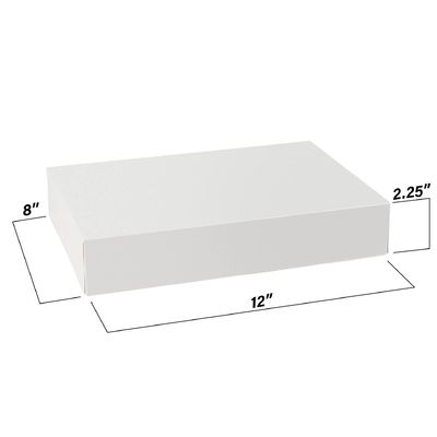 Production annuelle boîte à gâteaux en carton blanc plus large pour les produits ménagers