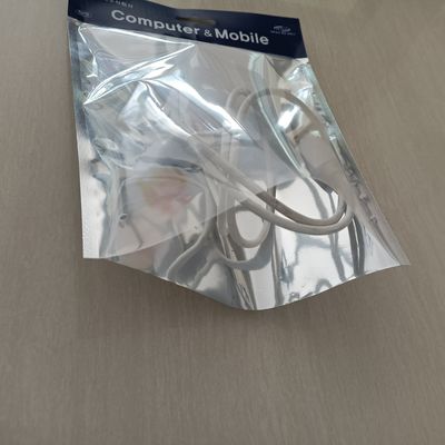 Service OEM accepté Logo imprimé sur mesure Sac Mylar pour emballage d'électronique grand public