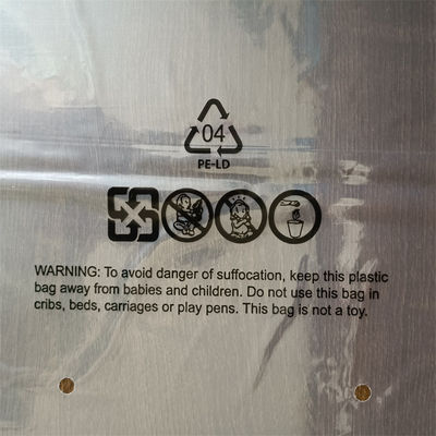Surface d'estampage en feuille de papier finition Polybag scellé thermiquement pour emballage imprimé aseptique sur mesure