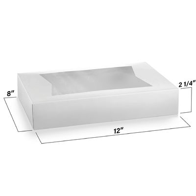 Boîtes de gâteaux Kraft personnalisées de 12x8x2,25 pouces pour un emballage respectueux de l'environnement