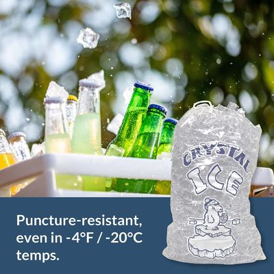 congélateur plastique cube de glace sac en plastique personnalisé durable réutilisable