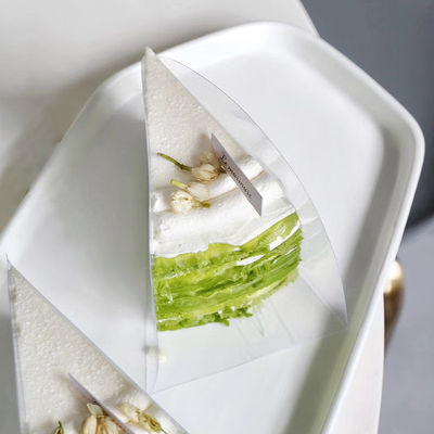 Matériau de film PET de qualité alimentaire boîte de gâteau à pain transparente pour petites pâtisseries de mariage