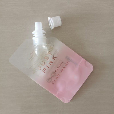 Emballage cosmétique à couvercle rond biodégradable avec poche de tuyau avec marque personnalisée