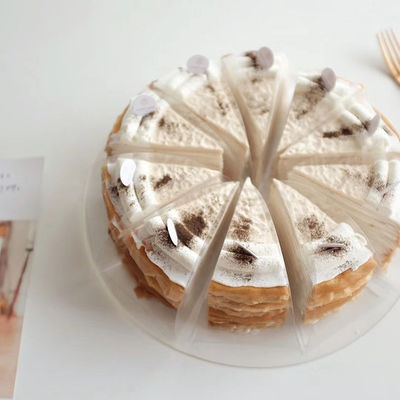 Matériau de film PET de qualité alimentaire boîte de gâteau à pain transparente pour petites pâtisseries de mariage