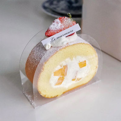 Matériau de film PET de qualité alimentaire boîte de gâteau à pain transparente pour petites pâtisseries de mariage