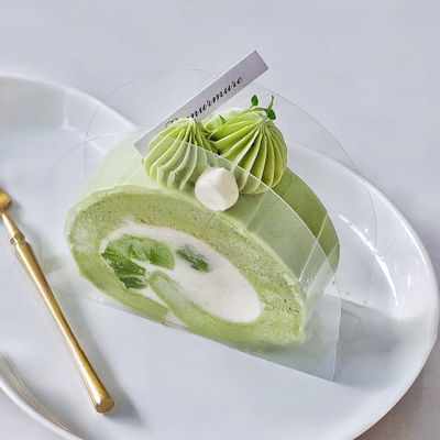 Matériau de film PET de qualité alimentaire boîte de gâteau à pain transparente pour petites pâtisseries de mariage