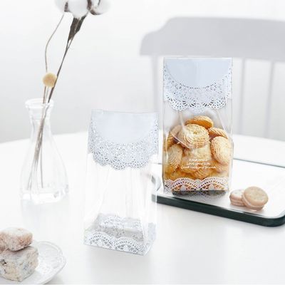 Petit sac d'emballage de pain de boulangerie à l'épreuve de l'humidité de la fenêtre personnalisé et sac debout