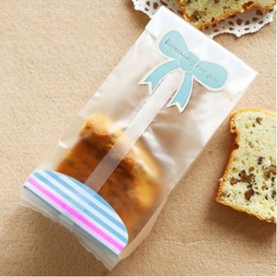 Petit sac d'emballage de pain de boulangerie à l'épreuve de l'humidité de la fenêtre personnalisé et sac debout