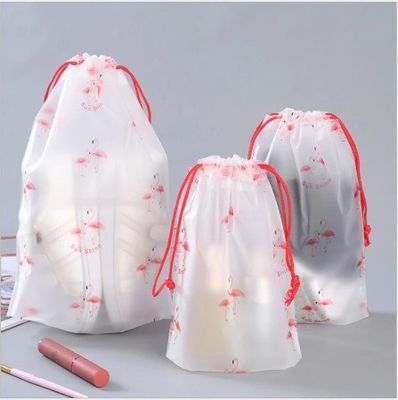 Sac à cordes de poly EVA en plastique congelé Sac de rangement de cordes de poly pour vêtements Logo personnalisé