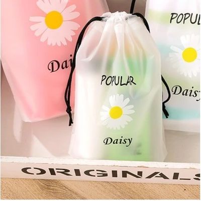 Sac à cordes de poly EVA en plastique congelé Sac de rangement de cordes de poly pour vêtements Logo personnalisé