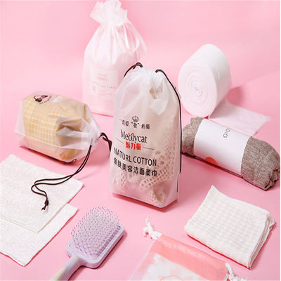 Sac à cordes de poly EVA en plastique congelé Sac de rangement de cordes de poly pour vêtements Logo personnalisé