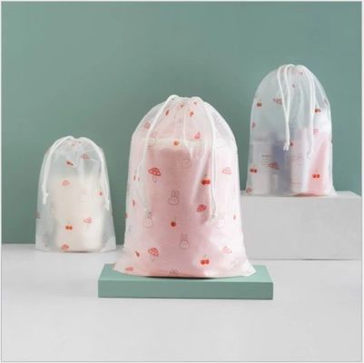 Sac à cordes de poly EVA en plastique congelé Sac de rangement de cordes de poly pour vêtements Logo personnalisé