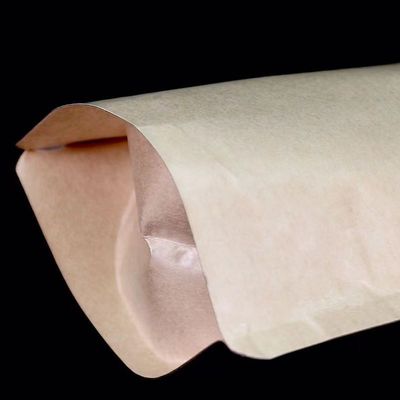 Sacoche à bouteille debout pour la crème cosmétique liquide papier kraft plastique matériau de stratification