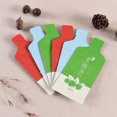Conception gratuite de sac d'emballage en feuille d'aluminium pour commande personnalisée liquide