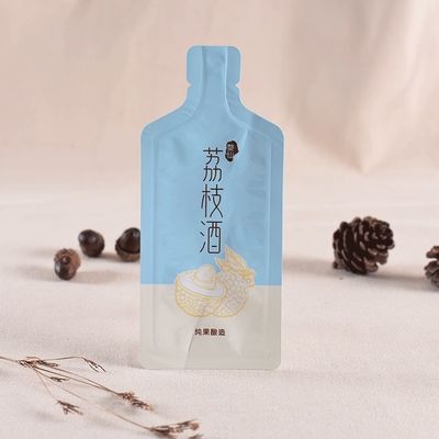 Conception gratuite de sac d'emballage en feuille d'aluminium pour commande personnalisée liquide