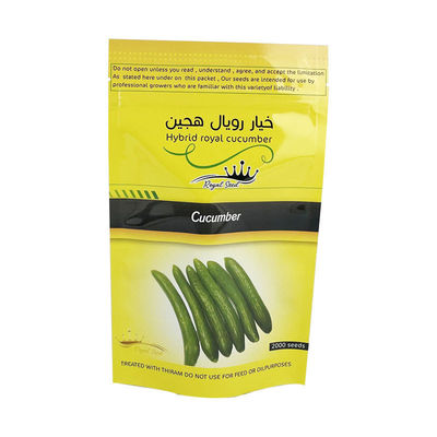 Sacs d'étanchéité en PVC en plastique pour emballage jetable en feuille d'aluminium pour plantes de maïs de concombre