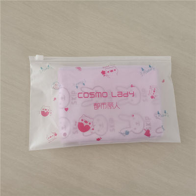 Emballage de vêtements avec logo personnalisé Sac fermeture à glissière pour vêtements congelés réutilisables en plastique