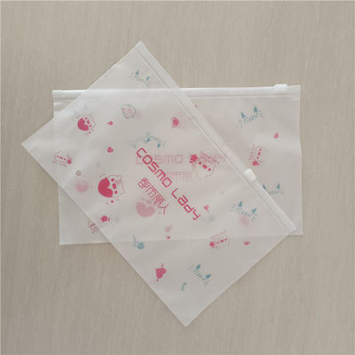 Emballage de vêtements avec logo personnalisé Sac fermeture à glissière pour vêtements congelés réutilisables en plastique