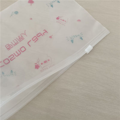 Emballage de vêtements avec logo personnalisé Sac fermeture à glissière pour vêtements congelés réutilisables en plastique