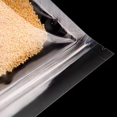Emballage en plastique pour les fruits secs et les céréales diverses Sac à fermeture à glissière auto-portant