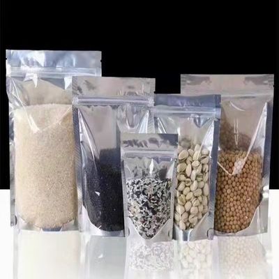 Emballages alimentaires transparents en plastique PE avec logo aseptique