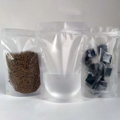 Emballages alimentaires transparents en plastique PE avec logo aseptique