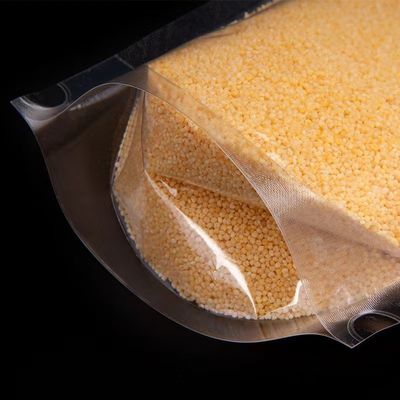 Emballages alimentaires transparents en plastique PE avec logo aseptique