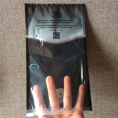 Gravnre Impression Stand Up Poche personnalisée Fermeture à glissière Sac à cigares pour les cigares hydratants