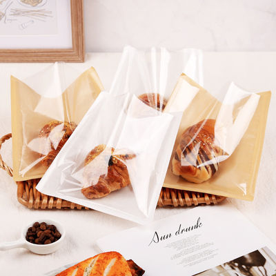 Carton Kraft Pain et collation étanche à l'huile Sac d'emballage à l'épreuve de l'huile