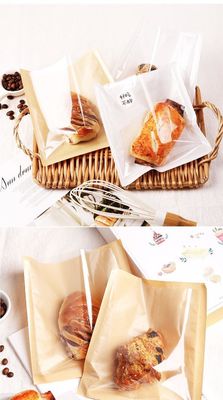 Carton Kraft Pain et collation étanche à l'huile Sac d'emballage à l'épreuve de l'huile
