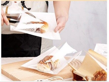 Carton Kraft Pain et collation étanche à l'huile Sac d'emballage à l'épreuve de l'huile