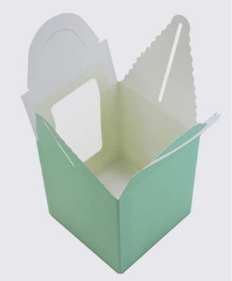 Boîtes d'emballage carrées pour les cadeaux en carton de papier Spot 4/6 pouces boîtes de gâteau d'anniversaire portatives