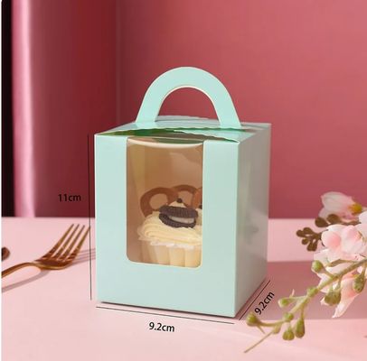 Boîtes d'emballage carrées pour les cadeaux en carton de papier Spot 4/6 pouces boîtes de gâteau d'anniversaire portatives
