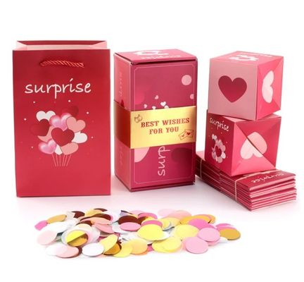 Matériau d'emballage DIY Boîte cadeau surprise d'anniversaire