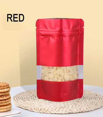 Matte Finition Fermeture à glissière Package pour les fruits secs Stand Up Pouch Kraft Bag