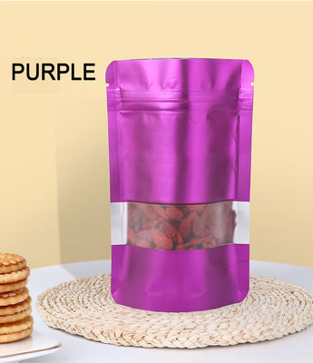 Matte Finition Fermeture à glissière Package pour les fruits secs Stand Up Pouch Kraft Bag