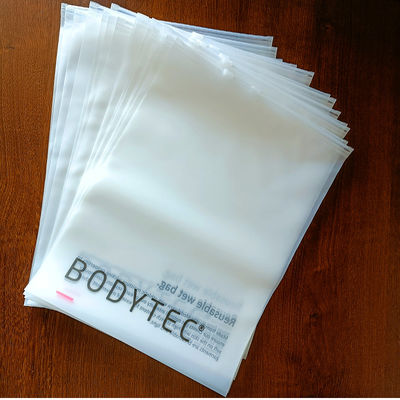 Sac Mylar holographique pour emballage de vêtements transparents en PE