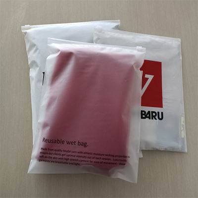 Sacs en plastique congelé à fermeture à glissière pour emballage de vêtements en tissu écologique