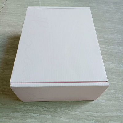 Commande personnalisée Boîtes postales en papier carton rose pour emballage écologique