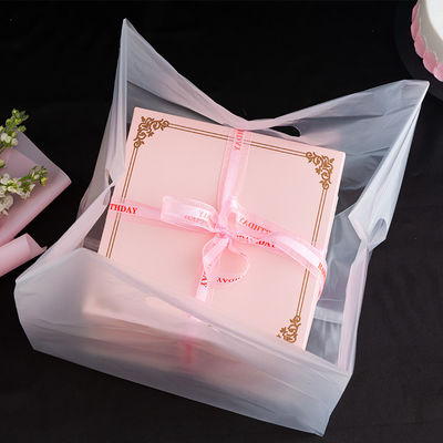 Structure du matériau en plastique Taille personnalisée Sac à gâteaux accepté pour l'emballage de la salade
