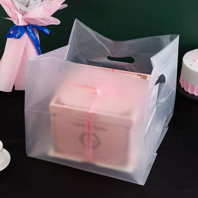 Structure du matériau en plastique Taille personnalisée Sac à gâteaux accepté pour l'emballage de la salade