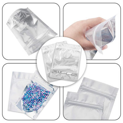 Sac d'emballage alimentaire polybag en papier peint sur mesure avec fenêtre pour l'emballage alimentaire