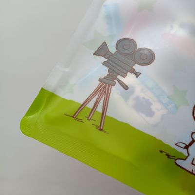 Matériau de qualité alimentaire Fermeture à glissière Sac à joints à chaleur Sac en plastique transparent