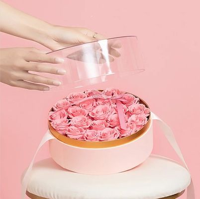 Cadeau pour la Saint-Valentin et la fête des mères Boîte à fleurs en forme de cœur personnalisée avec boîtes rigides